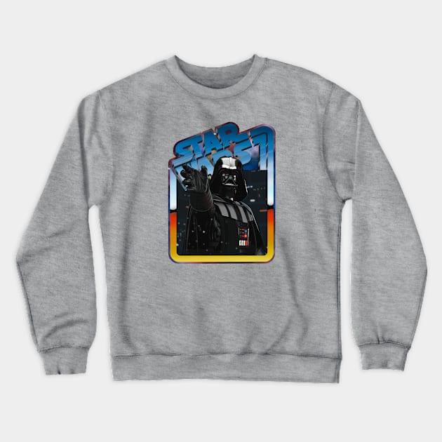 The Villain (nebula background, desert border) Crewneck Sweatshirt by Art And Soul